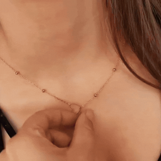 Jasmine Initial Heart Pendant Necklace